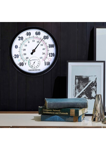Veranda Için 10 Inç Kapalı Dış Mekan Hava Trmometresi/higrometresi, Duvar Dekoratif, Gerekmiyor (Yurt Dışından) modelleri