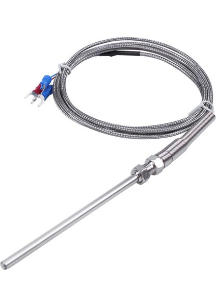 Çelik Tature Probe PT100 Rtd Sensör Kablosu 2m 98 mm 3 Tel -50 ~ 400 Santigrat (Yurt Dışından)