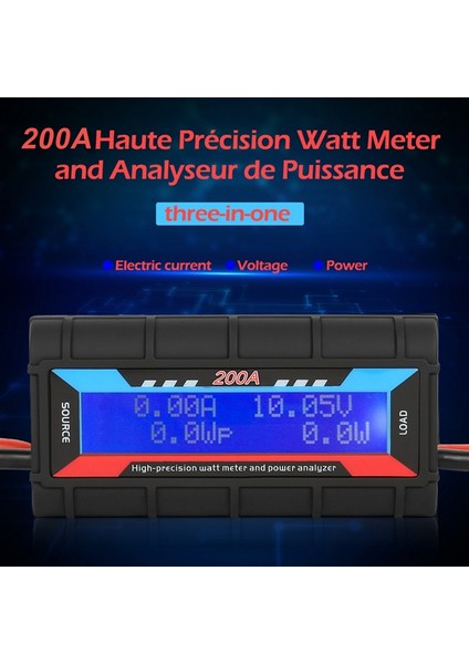 Xhhdqes 200A Voltmetre Ampermetre Rc Araba Test Cihazı Gerilim Enerji Elektrik Akımı Monitör Metre Wattmetre Dc 0-60 V (Yurt Dışından) modelleri