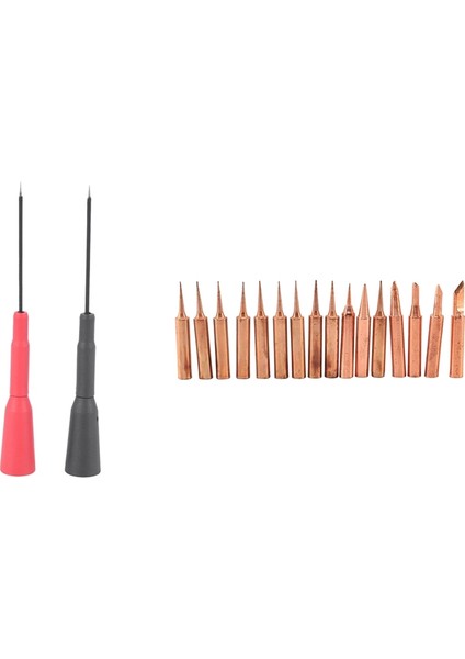 Bradoo-1 Çift ETA3201 10A 1000 V Multimetre Probu ve 16 Adet Havya Ucu Saf Bakır 900 M Havya Ucu (Yurt Dışından) fiyatları