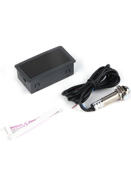 4 Dijital LED Takometre Rpm Hız Ölçer + Hall Yakınlık Değiştirme Sensörü Seti (Yurt Dışından)