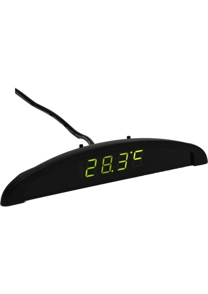 3 In1 Araba 12V Dijital LED Voltmetre Gerilim Sıcaklık Saat Termometre Araba (Yurt Dışından) indirimleri
