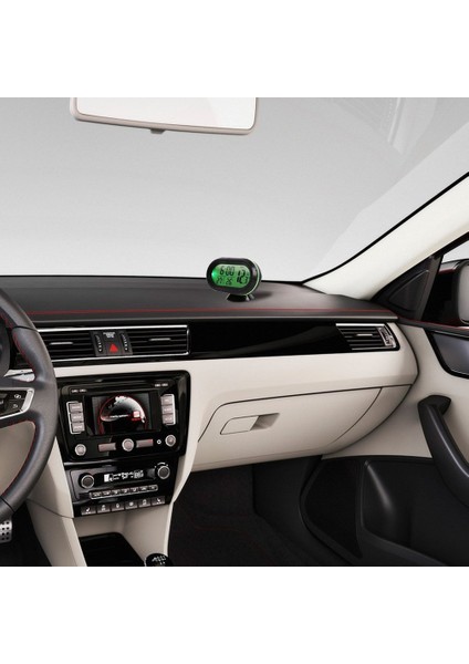 Araba Sıcaklık Saati Voltmetre Araba Termometresi Elektronik Saat Gece Lambası (Yurt Dışından) modelleri