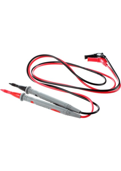 Bradoo-1 Çift Dijital Multimetre 1000 V 20A Evrensel Test Kablosu Kablo Probu Kırmızı + Siyah (Yurt Dışından)