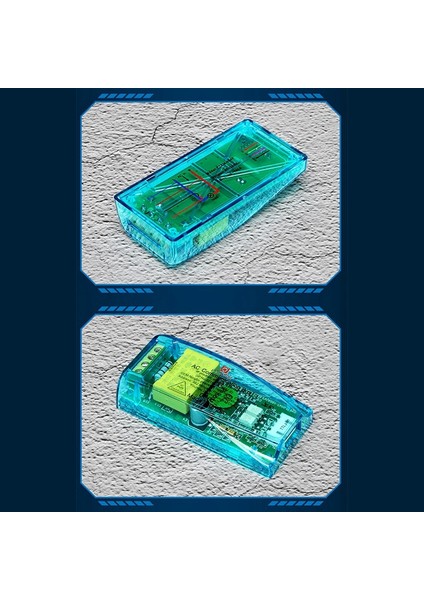 Güç Iletişim Modülü-1 * PZEM-004T Dış Kasalı Ac Voltmetre Ampermetre 1 * Bobin Ct-Mavi & Siyah (Yurt Dışından) modelleri