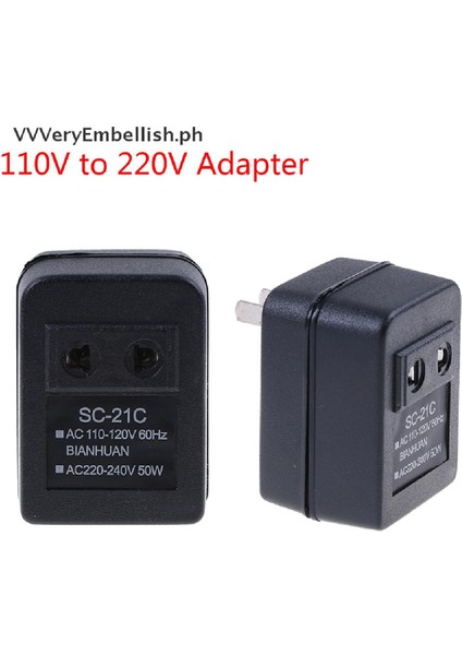 【vvveryembellish 1 Adet 50W Step Up Gerilim Dönüştürücü Trafo 110V Ila 220V Adaptör 50/60Hz Ph (Yurt Dışından)