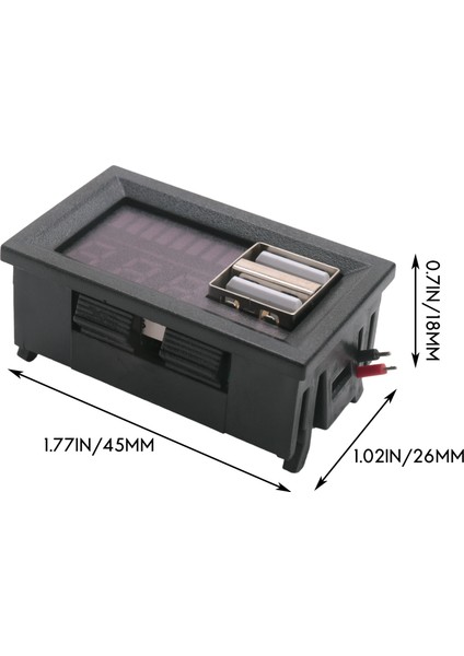 Araç Çıkışı 12.6V Için Kırmızı LED Dijital Ekran Voltmetre (Yurt Dışından) indirimleri