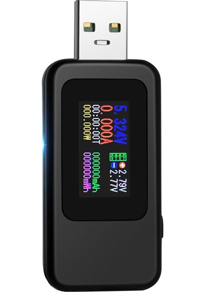 USB Test Cihazı Akım 4-30V Gerilim Ölçer Zamanlama Ampermetre Dijital Güç Göstergesi (Yurt Dışından)