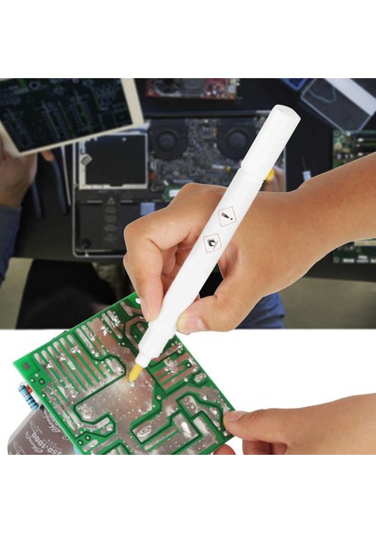 CW8100 13 cm Lehimleme Rosin Flux Kalemi Onarımlar Için Temizlenmeyen Lehimsmd Rework I (Yurt Dışından)