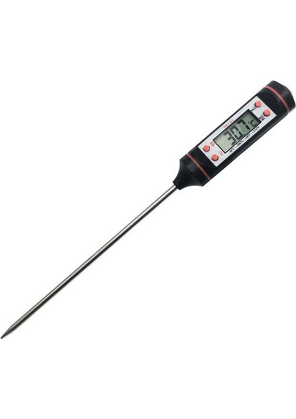 Parça Araba Araç Hava Çıkışı Iğne Tipi LCD Dijital Termometre Ölçer Abs + Metal Klima Termometre Kontrol Ekipmanları (Yurt Dışından)