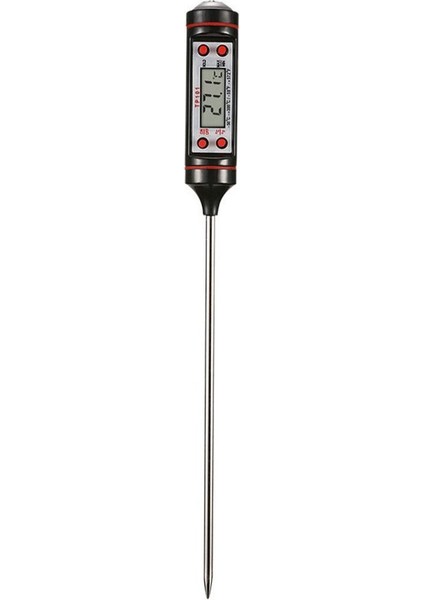 Parça Araba Araç Hava Çıkışı Iğne Tipi LCD Dijital Termometre Ölçer Abs + Metal Klima Termometre Kontrol Ekipmanları (Yurt Dışından)