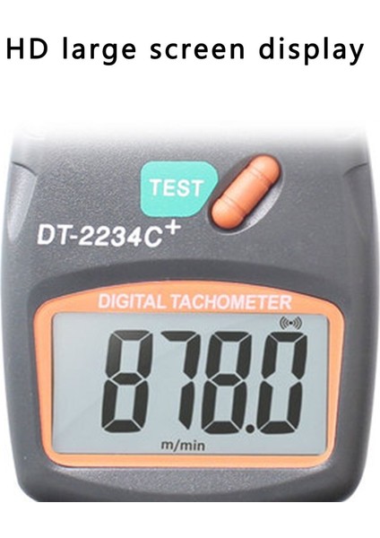 Fotoelektrik Takometre DT2234C+ El Tipi LCD Dijital Mini Lazer Takometre Gri Turuncu Pilsiz (Yurt Dışından) modelleri