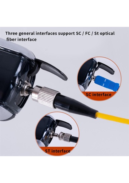 El Tipi Opm Optik Güç Ölçer-1 x Optik Güç Ölçer-Gümüş ve Siyah (Yurt Dışından)