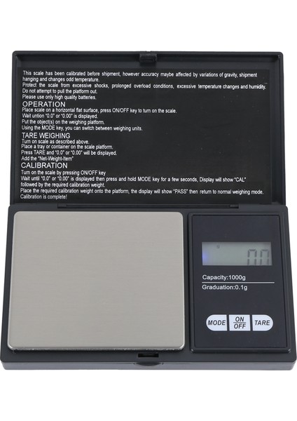 Dijital Cep Terazisi 1000G x 0.1g, Mutfak Terazisi, Takı Terazileri Mini Elektronik Terazi Cep Ölçeği (Yurt Dışından) fiyatları