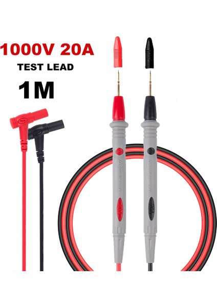 【ayak Koltuk】 20A 1000 V Sıcak Evrensel Dijital Multimetre Çoklu Metre Test Ucu Probu Tel Kalem Kablosu (Yurt Dışından) fiyatları