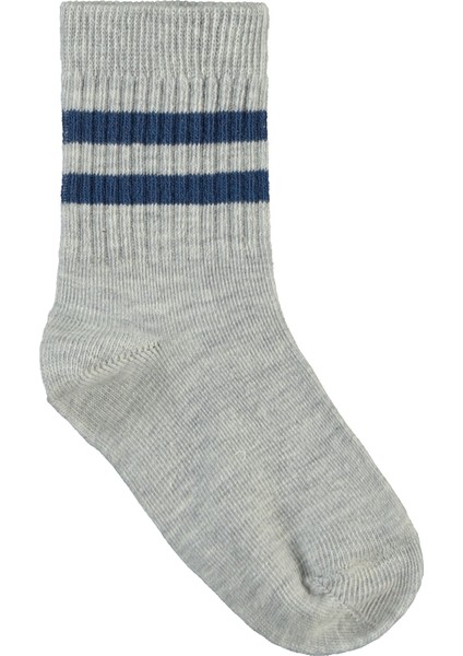 Erkek Çocuk 3'lü Soket Çorap 2-12 Yaş Indigo