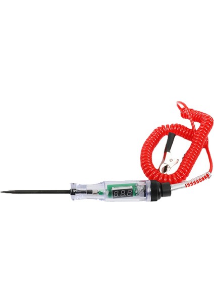 1 Adet Elektrik Devre Test Cihazı Dijital Işık Probu Test Kalemi 6V 12V 24V Otomotiv Çok Fonksiyonlu Araba Tekne Oto Aksesuarları (Yurt Dışından)