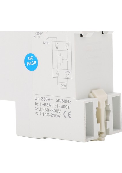 Gerilim Akım Koruyucu, Ev Için 1-63A 230V Güvenli Aşırı Düşük Gerilim Koruyucu (Yurt Dışından) fiyatları
