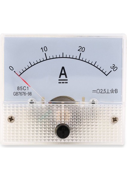 Ma Dc 30A Analog Ampermetre Paneli 0-30A Akım Ölçer Analog Ampermetre Paneli (Yurt Dışından)