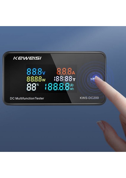 Flyeer Keweısı Dc 0-200 V Voltmetre Ampermetre Kws Güç Enerji Ölçer LED Dijital Dc Wattmetre Elektrik Ölçer, 10A (Yurt Dışından) fırsatları