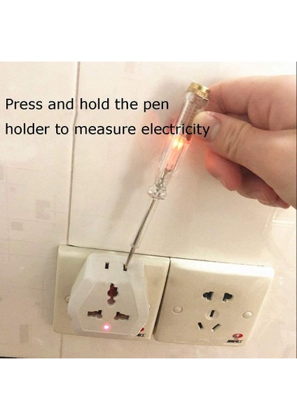 12 Adet 100-500 V Düz Uçlu Tornavida Kalem Devre Test Cihazı Kalem 3 mm (Yurt Dışından) indirimleri