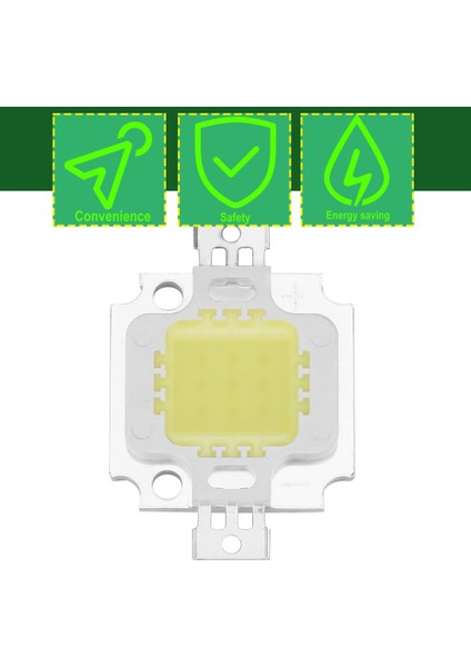 Ma Yüksek Güçlü Saf Beyaz Cob Smd LED Boncuk Çip Taşkın Işık Lamba Boncuk 10W-SAF Beyaz (Yurt Dışından) modelleri