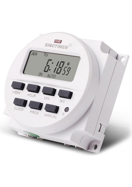 Ha Sınotımer 12V Haftalık 7 Gün Dijital Programlanabilir Zamanlayıcı Anahtarı Röle Kontrol-Beyaz (Yurt Dışından) indirimleri