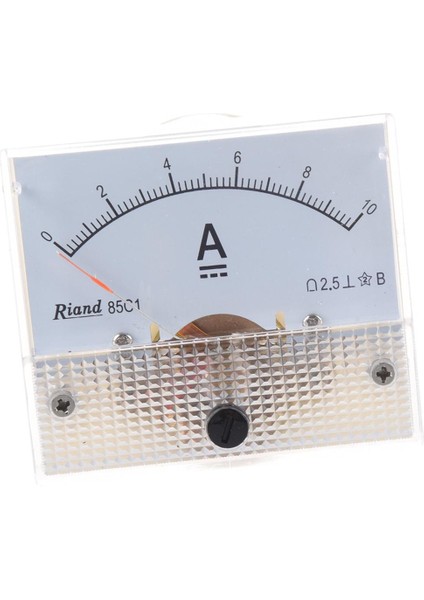 Xhhdqes 85C1 Dc 0-10A Dikdörtgen Analog Panel Ampermetre Ölçer (Yurt Dışından)