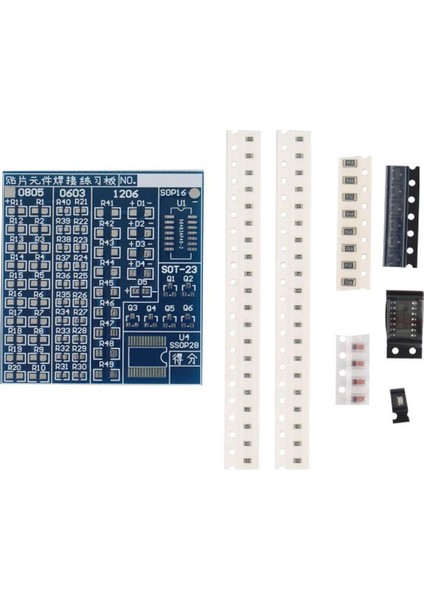 Mavi Dayanıklı Smt Bileşen Kaynak Uygulaması Lehimleme Dıy Kitleri - Çok Renkli (Yurt Dışından)
