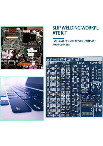Mavi Dayanıklı Smt Bileşen Kaynak Uygulaması Lehimleme Dıy Kitleri - Çok Renkli (Yurt Dışından) fırsatları