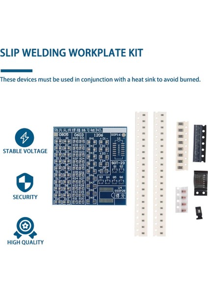 Mavi Dayanıklı Smt Bileşen Kaynak Uygulaması Lehimleme Dıy Kitleri - Çok Renkli (Yurt Dışından) indirimleri