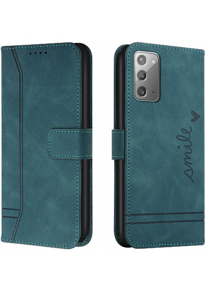 Samsung Galaxy Not 20 Için El Kayışı Kart Yuvaları Manyetik Telefon Kılıfı (Yurt Dışından)