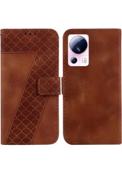 Için Xiaomi 13 Lite Cüzdan Flip Folio Kart Yuvası Fonksiyonu Telefon Kılıfı (Yurt Dışından)