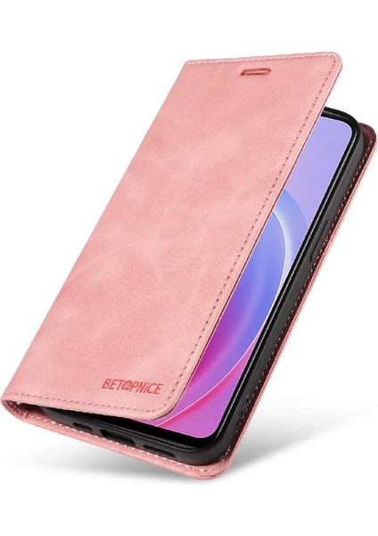 Oppo A96 5g Manyetik Folio Cüzdan Pu Deri Koruyucu Telefon Kılıfı (Yurt Dışından)