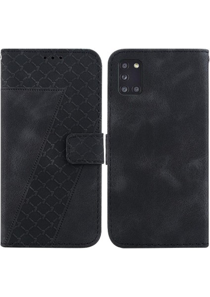 Samsung Galaxy Phone Cüzdan Kabartmalı Desen Flip Folio Için Telefon Kılıfı (Yurt Dışından)