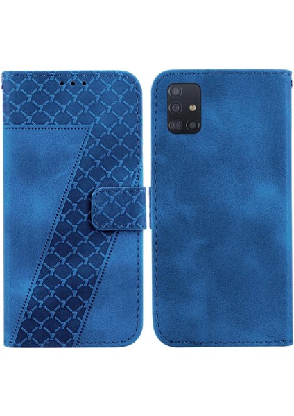 Için Samsung Galaxy A51 4g Kart Yuvası Fonksiyonu Flip Folio Telefon Kılıfı (Yurt Dışından)