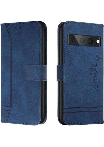 Google Piksel 7 Pro Flip Folio Cüzdan Için El Kayışı Manyetik Pu Telefon Kılıfı (Yurt Dışından)
