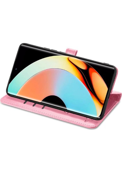 Realme 10 Proplus Karikatür Hayvanlar Için Kısa Kayış Deri Flip Telefon Kılıfı (Yurt Dışından) fiyatları