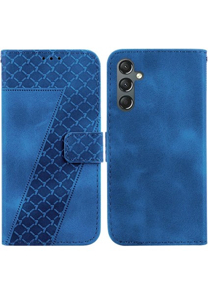 Samsung Galaxy A24 4g Kabartmalı Desen Kart Yuvası Fonksiyonu Için Telefon Kılıfı (Yurt Dışından)