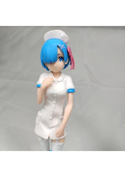 Yeni 6 Stil 16.5 cm Anime Re: Hayat Sıfır Rem'den Farklı Bir Dünyada Ram Hizmetçi Kız Figürü Pvc Şekil Koleksiyon Model Oyuncaklar (Yurt Dışından)