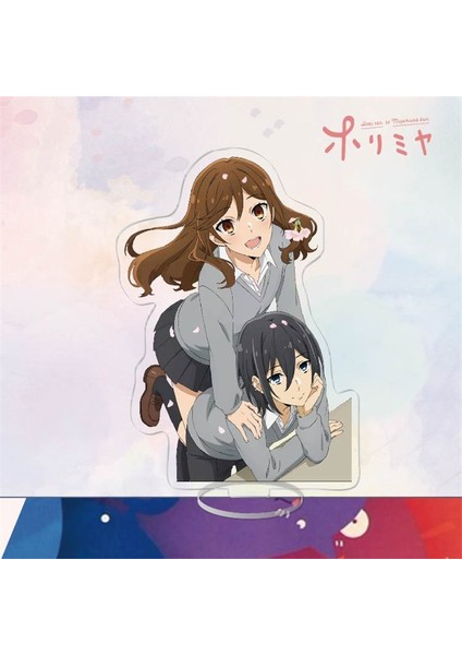 Horimiya Anime Figürü Kawaii Hori Kyōko Miyamura Izumi Figürleri Akrilik Standı Model Oyuncak Masa Dekorasyon Doğum Günü Hediyesi 15 cm (Yurt Dışından)