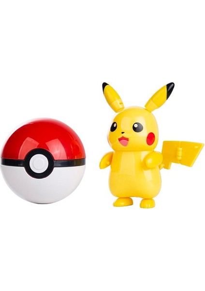 Yeni 12 Orijinal Pokémon Oyuncakları Pokémon Pikachu Pet Küçük Kör Kutu Topu Şekil Seti Anime Aksiyon Figürü Pikachu Greninja Lucario Tra (Yurt Dışından)