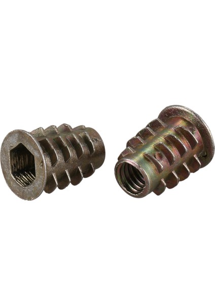 40 Parça M6X 15MM Altıgen Soket Vida Konu Ahşap Için Somun Ekleme (Yurt Dışından)