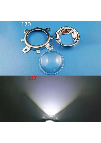 Adet/takım LED Lens Camı Reflektör Kolimatör Sabit Braket Cob Yüksek Güç Çip Sevıch (Yurt Dışından)