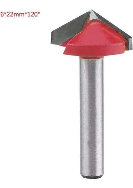 Tungsten Çelik Ağaç Işleme Cnc Router Bit Keskin V Oluk Kesme Aleti 6mm Mil (Yurt Dışından)