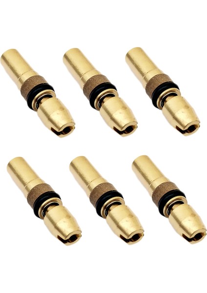 6 Adet Üç Kademeli Piston Kafası Yüksek Basınçlı Bakır Kafa 6mm Yüksek Basınç Pompası 30MPA Onarım Parçaları (Yurt Dışından)
