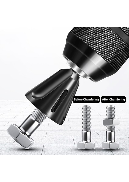 3-20MM Tungsten Çelik Harici Elektrikli Pah Aracı Çapak Kaldırmak Temiz Cıvata Aracı Hex Aracı Aksesuarları (Yurt Dışından)