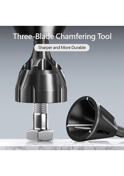 3-20MM Tungsten Çelik Harici Elektrikli Pah Aracı Çapak Kaldırmak Temiz Cıvata Aracı Hex Aracı Aksesuarları (Yurt Dışından)