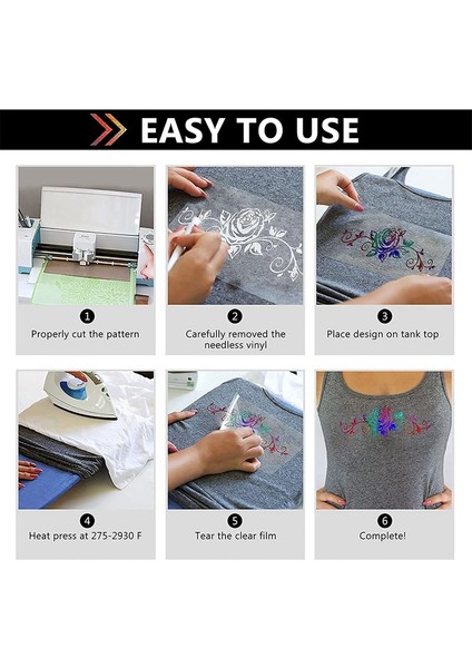 Adet Isı Transferi Vinil Levha Glitter Gökkuşağı Renkli Isı Transfer Kağıdı Yapışkan Destekli Dıy T-Shirt, Zanaat (Yurt Dışından) fırsatları