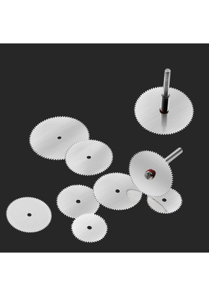 11PCS Kit Mini Dairesel Testere Bıçağı Elektrikli Taşlama Kesme Kesme Mandrel Seti Sevıch (Yurt Dışından)
